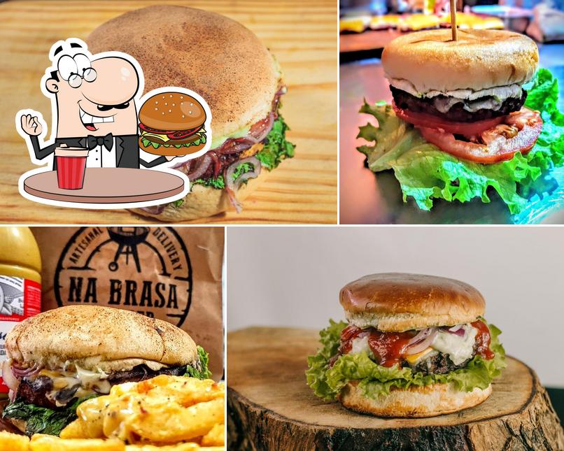 Os hambúrgueres do Na Brasa Burger irão saciar uma variedade de gostos