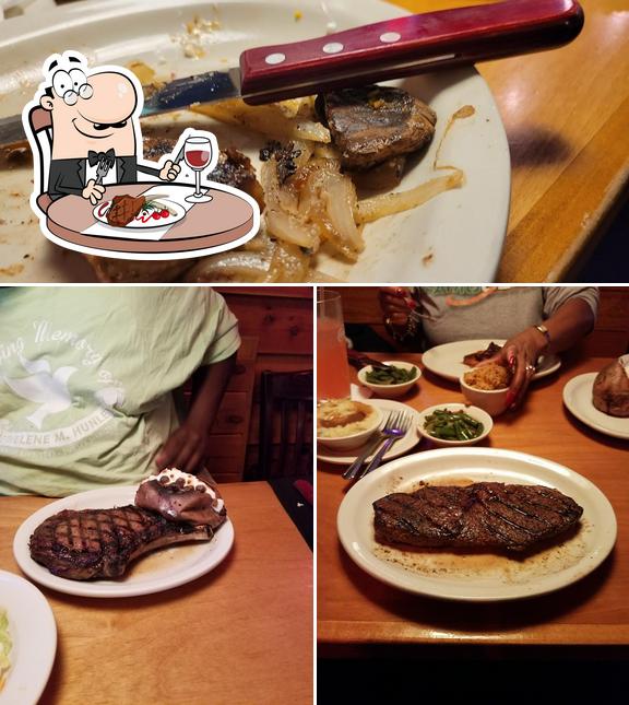 Get meat dishes at Texas Roadhouse