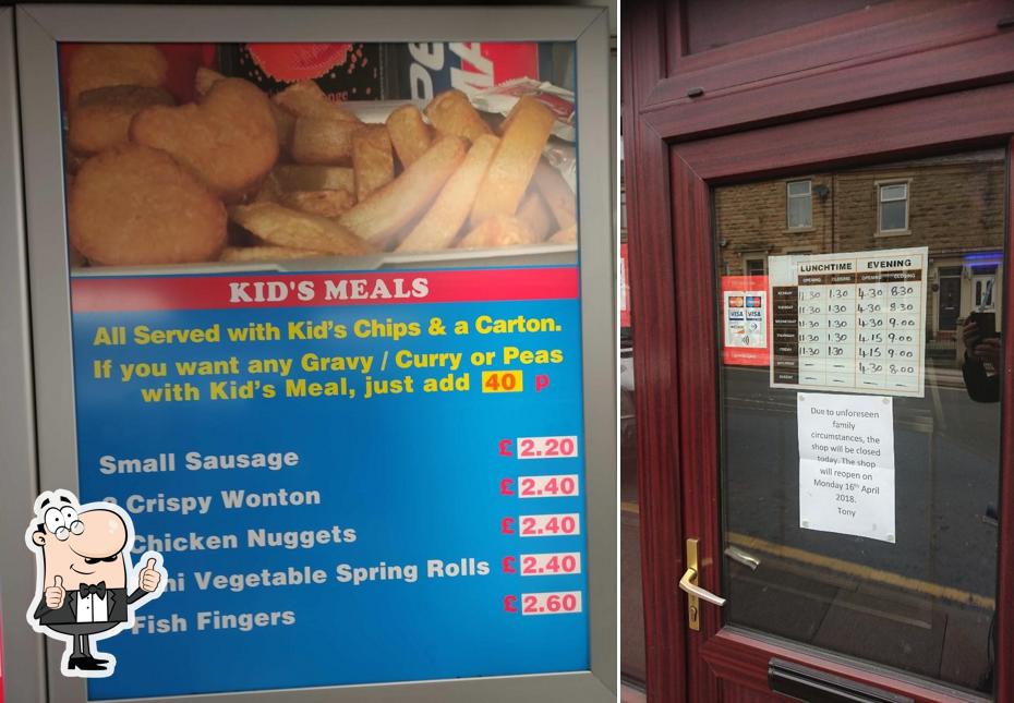 The Chippy, 110 Burnley Rd in Accrington Restaurant menu and reviews