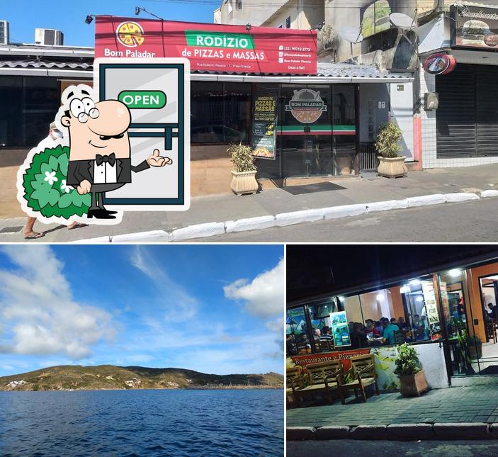 O exterior do BOM PALADAR - Pizzaria & Restaurante