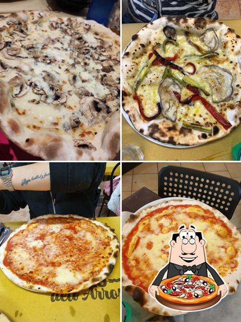 A L'angolo dell'arrosticino, puoi assaggiare una bella pizza