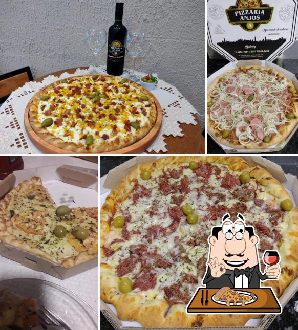 Consiga diferentes variedades de pizza