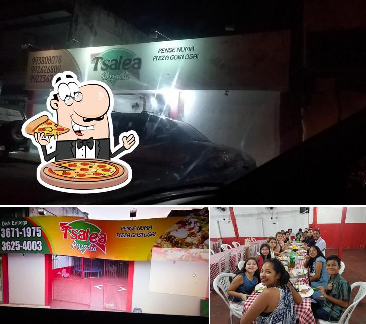 Peça diversos variedades de pizza