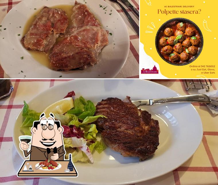 Prova i piatti di carne a Ai Balestrari Campo de Fiori
