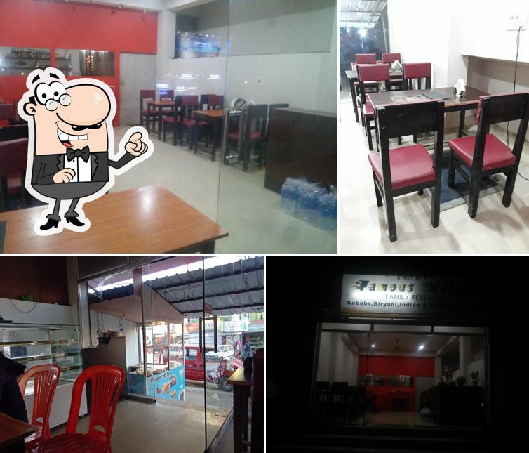 The interior of Famous Kebabs