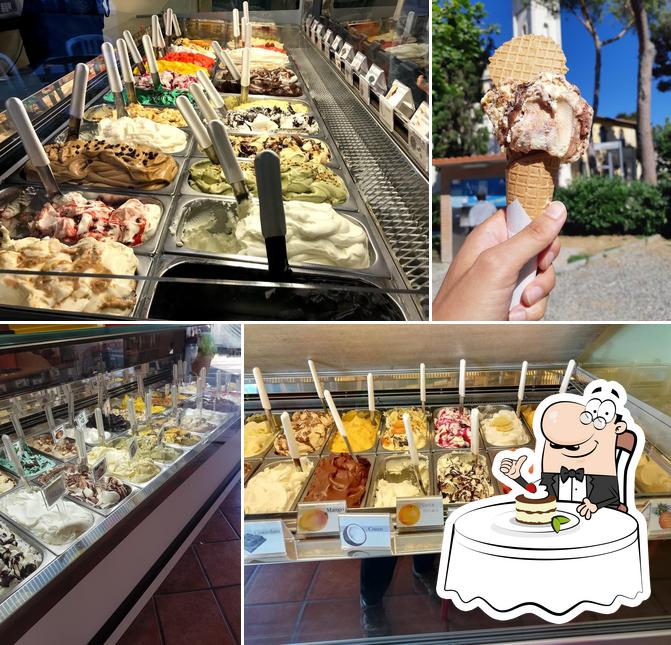 Gelateria La Dogana serve un'ampia gamma di dessert