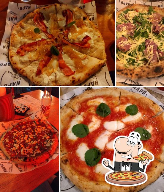 Experimente pizza no Napo Pizzaria Napoletana