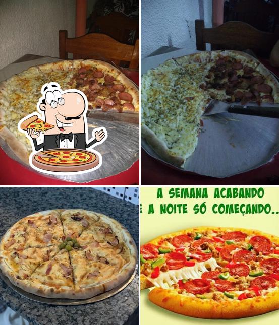 Peça diversos estilos de pizza