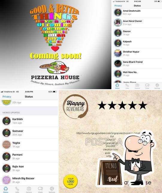 See the pic of Pizzeria