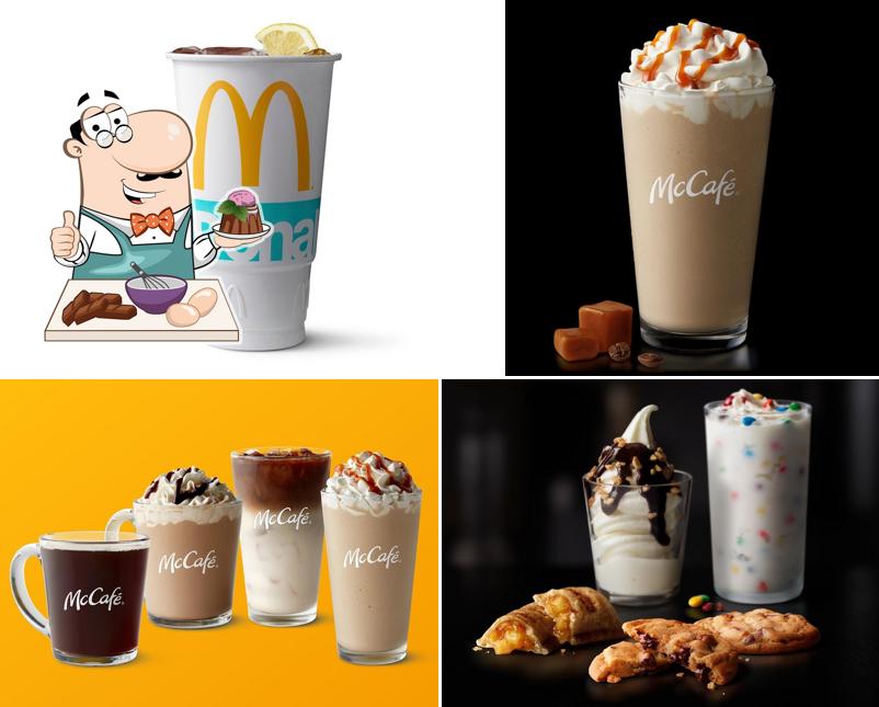 McDonald's provides a variety of desserts