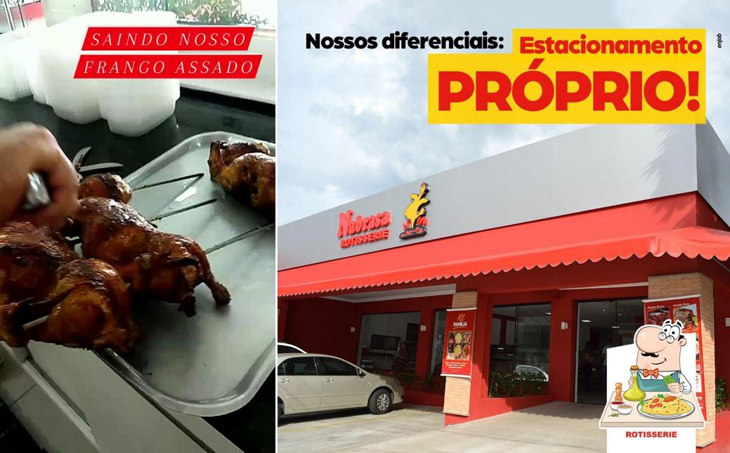 Comida em Nabrasa Rotisserie Marília