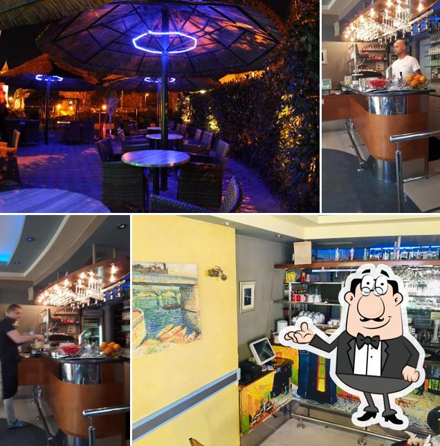 Dai un'occhiata agli interni di Bar Aura