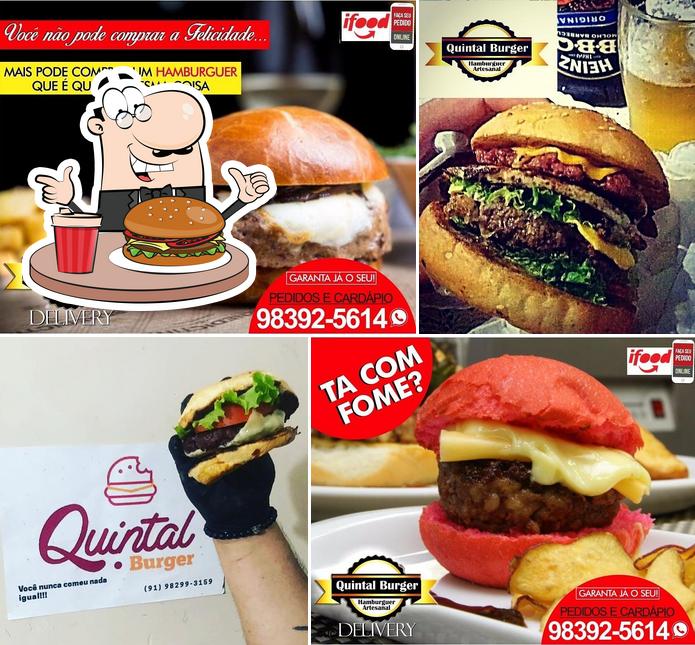 Peça um hambúrguer no Quintal Burger Delivery