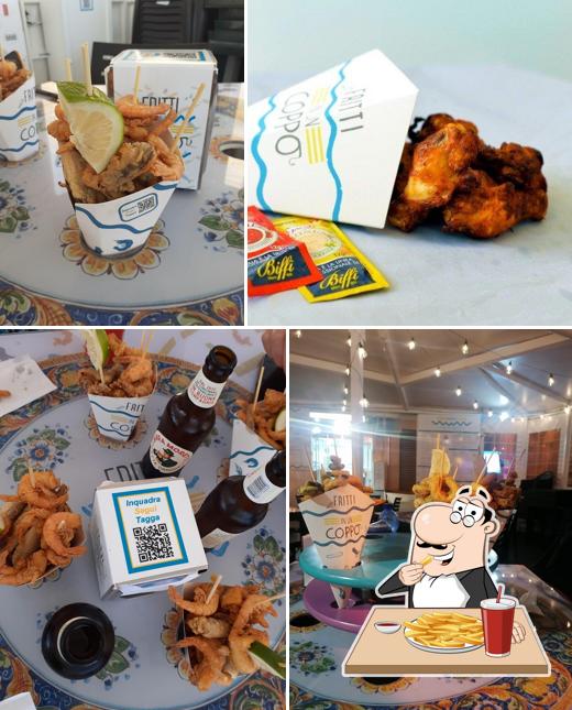Patatine fritte al "Fritti in un Coppo", Pozzallo, Specialità Pesce, Paranza, Take Away