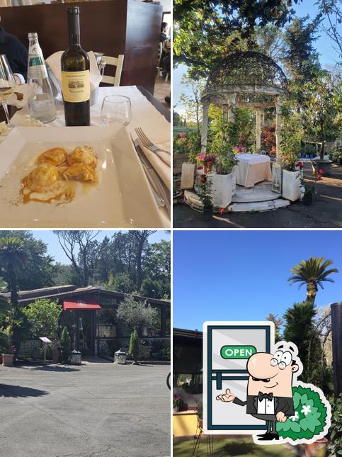 Puoi goderti l'aria fresca da seduto all'esterno di Garden Ristò