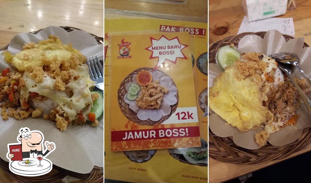 Restaurante Ayam Geprek Pak Boss Yakarta Blok C2 Carta Del