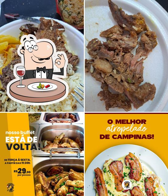 Comida em Frango & Grill - O Tradicional Frango Atropelado - Chácara da Barra