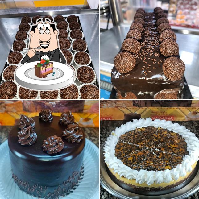 Bolo de chocolate em Panificadora Bella Vitória