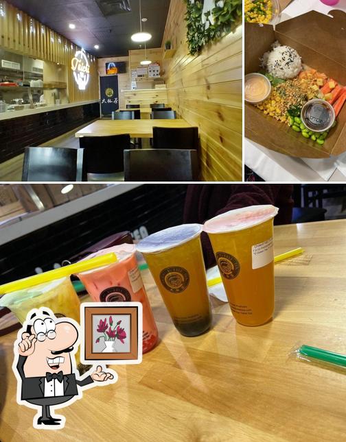 Take a seat at one of the tables at Taichi Bubble Tea