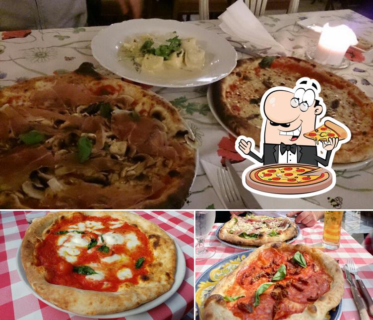 Pick pizza at Via Napoli
