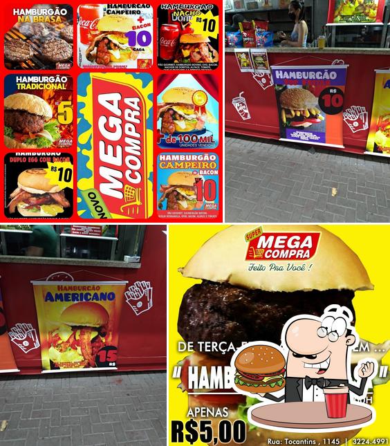 Tómate una hamburguesa en Mega Compra