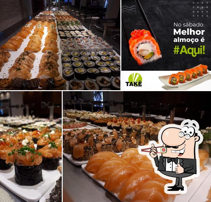 Experimente diferentes opções de sushi