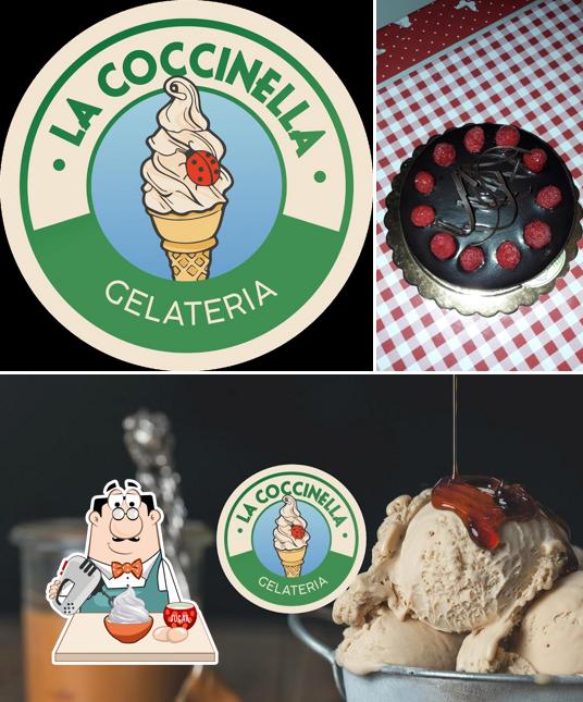 La Coccinella - Gelateria serve un'ampia selezione di dessert