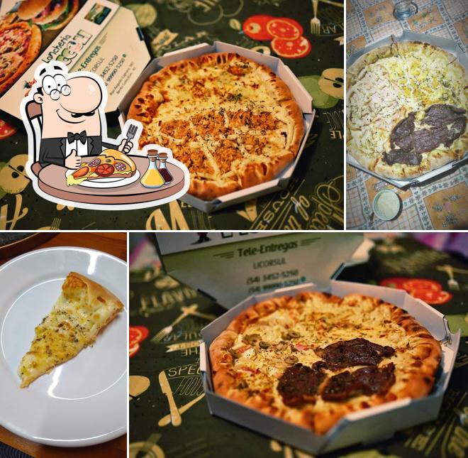 Experimente pizza no Lancheria Piccoli - Lanches, Xis, Baurú, Bubbeft por Kilo e Livre , Tele-Entrega