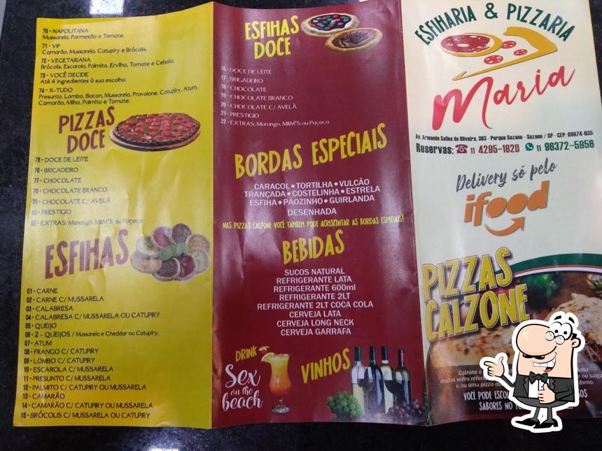 Here's an image of Esfiharia e Pizzaria Maria
