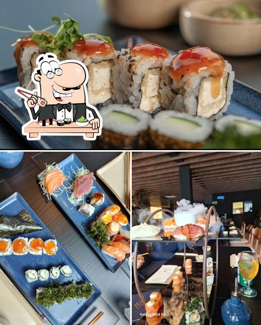 Peça diversas opções de sushi