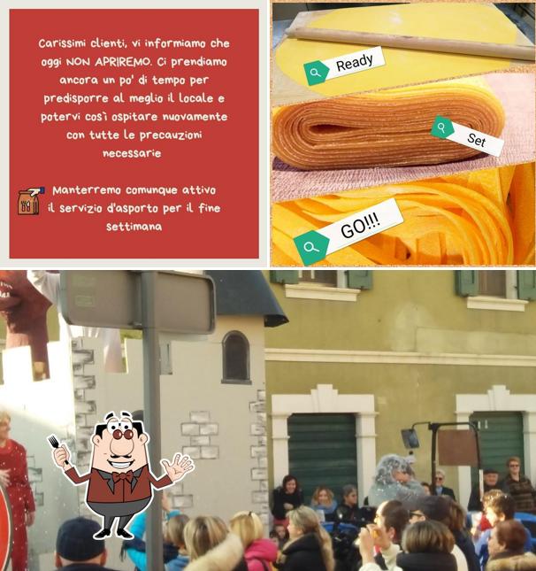 Cibo al Trattoria alla Torre