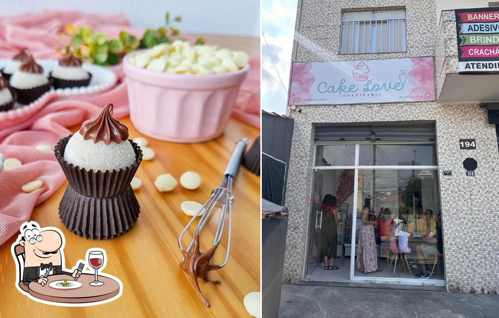 Comida em Cake Love Confeitaria