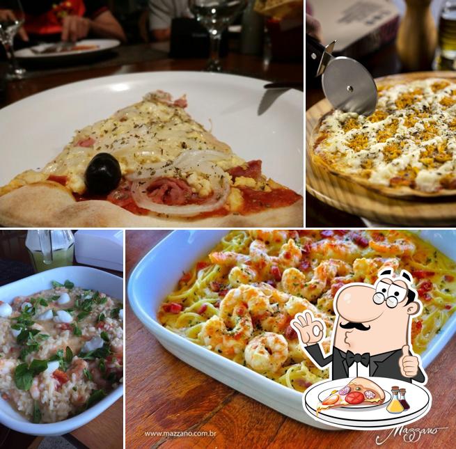 No Mazzano Restaurante e Pizzaria, você pode degustar pizza