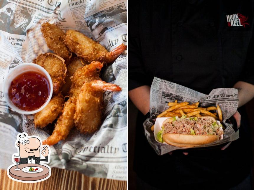 Hook & Reel Cajun Seafood & Bar in Wichita Restaurant menu and reviews