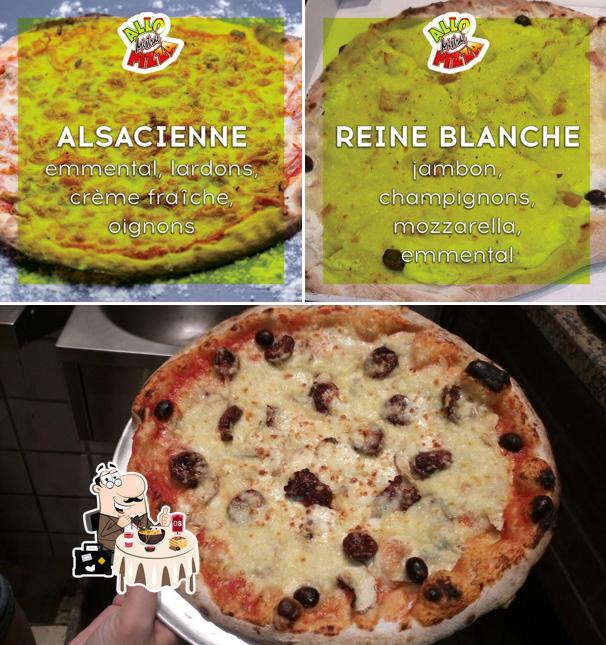 Еда в "Allo Mistral Pizza : Pizzas Toulon au Feu de Bois"