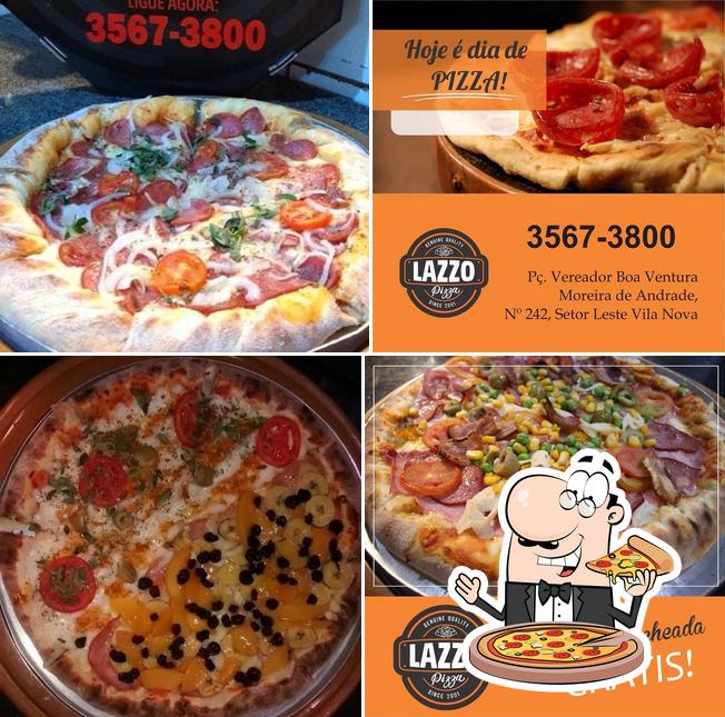 No Lazzo Pizza, você pode conseguir pizza