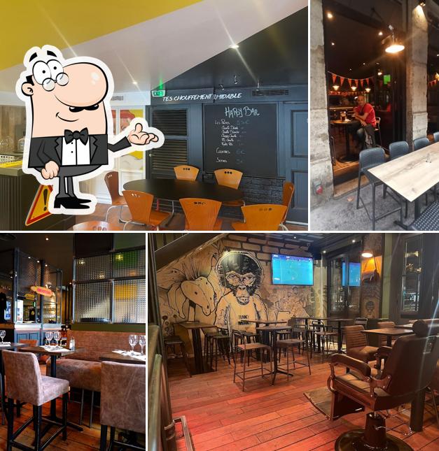 L'intérieur de Funky Monky Lyon - Bar - Restaurant - Tapas