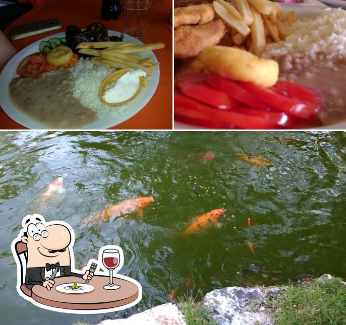 Comida em Fishing Park