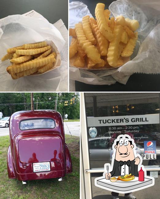 Order French-fried potatoes at Tucker's Grill
