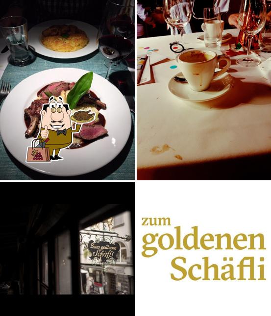 È gradevole godersi un bicchiere di vino a Zum Goldenen Schäfli