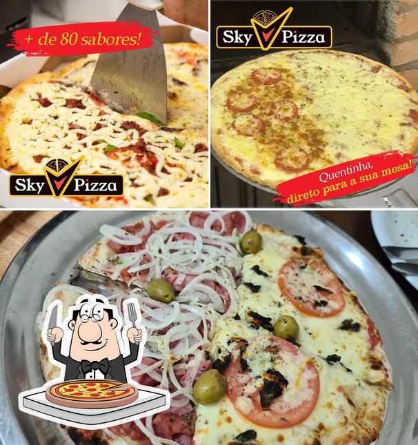 Escolha diversos estilos de pizza