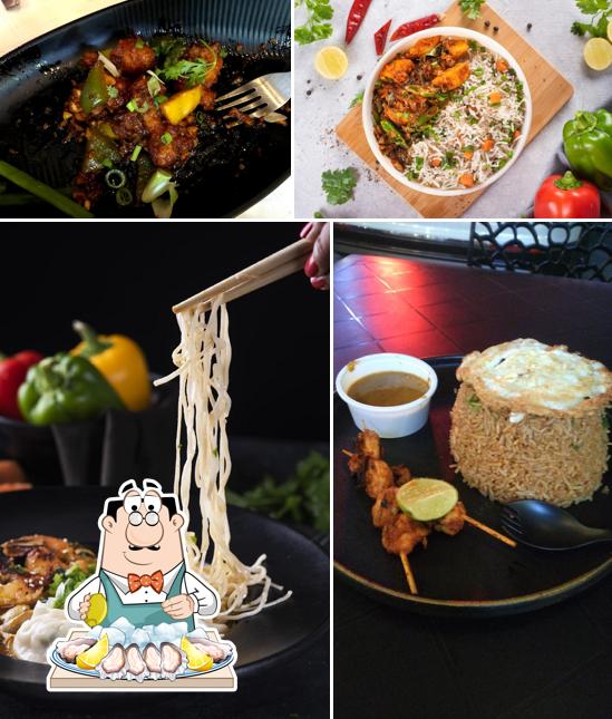Get seafood at The Asian
