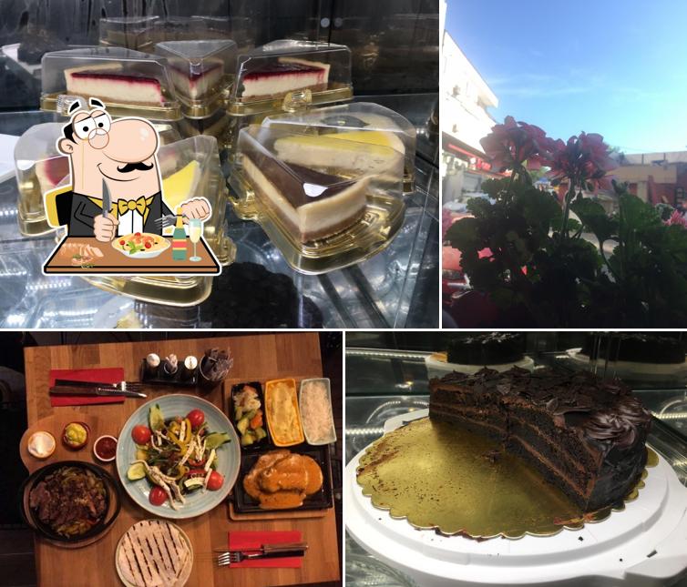 Cheesecake, mussels and chocolate cake at Matadoor