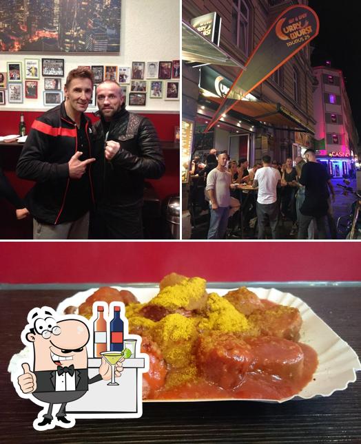 This is the photo displaying bar counter and food at Currywurst Taunus 25