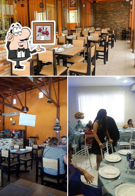 O interior do Lagoa Grill - Joinville