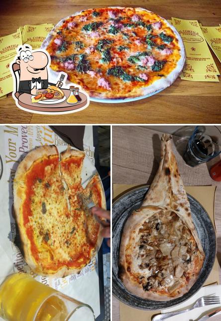 Ordina una pizza a Pizzeria Al Cortile