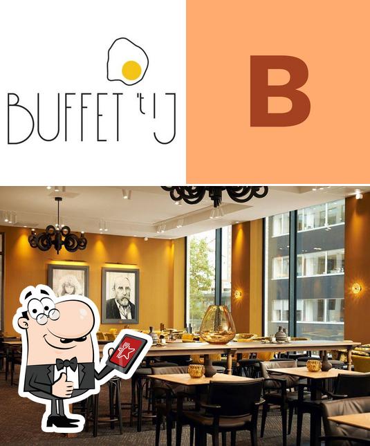Look at this image of Buffet restaurant "'t IJ"