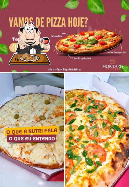 Experimente pizza no Mercearia da Pizza