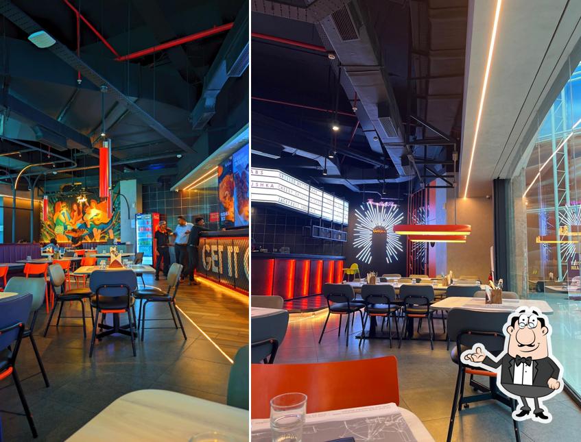 The interior of The Grillax Lulu Mall Kochi