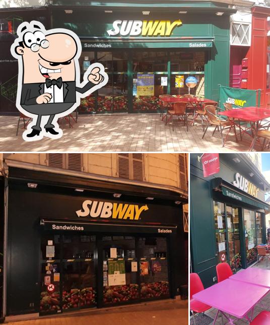 L'intérieur de Subway